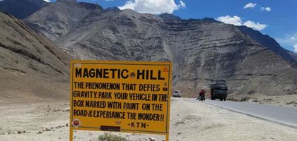 6 nights 7 days Ladakh tour package from Kolkata Magnetic Hill