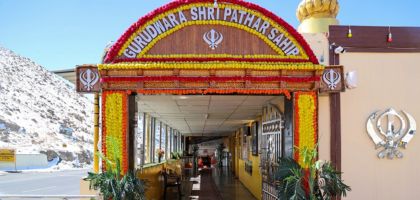 6 nights 7 days Ladakh tour package from Kolkata Gurudwara Shri Patthar Sahib
